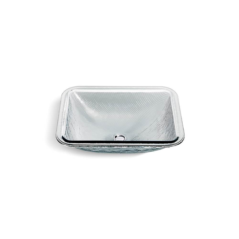 Kohler - Yepsen 20'' rectangular undermount bathroom sink, no overflow - Ice