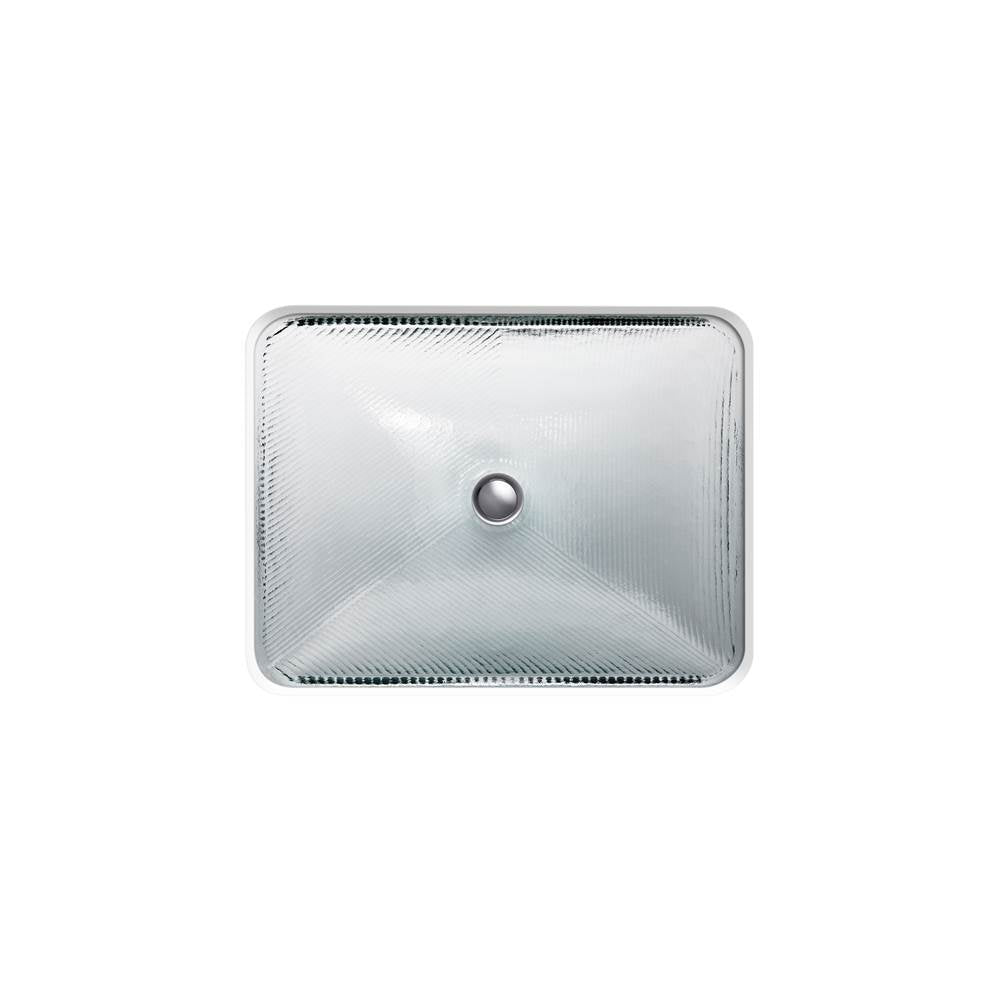 Yepsen 20'' rectangular undermount bathroom sink, no overflow