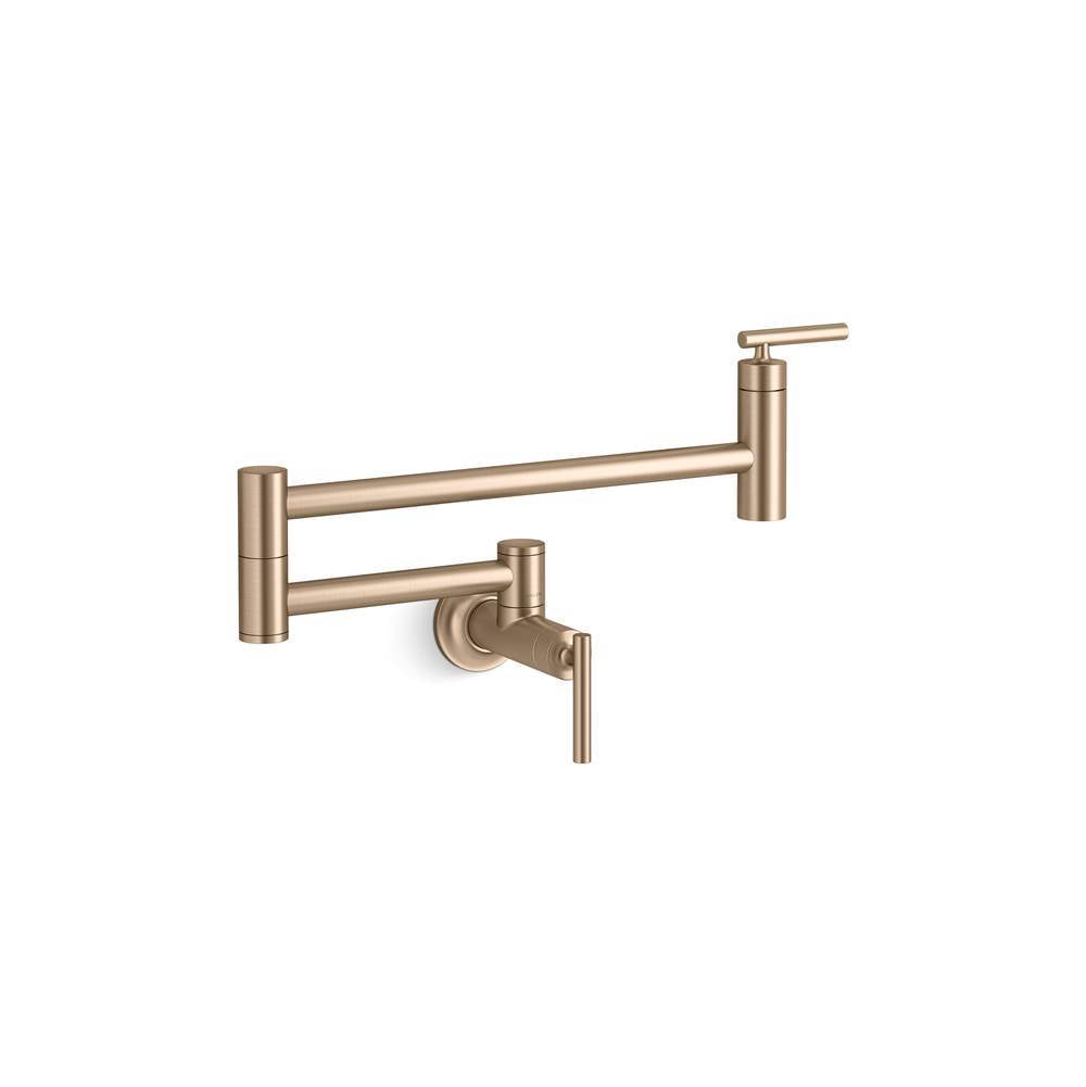 Kohler - Wall-mount pot filler - Vibrant Brushed Bronze