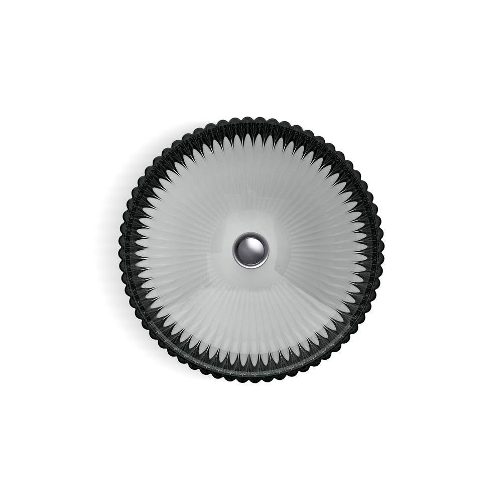 Salute 15'' round vessel bathroom sink, no overflow
