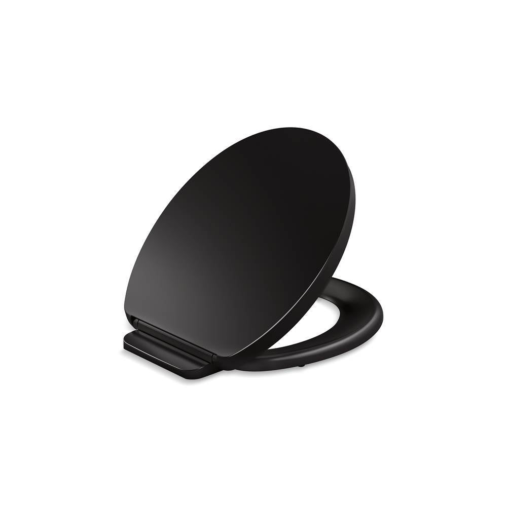 Kohler - Impro ReadyLatch Quiet-CloseE round-front toilet seat - Black