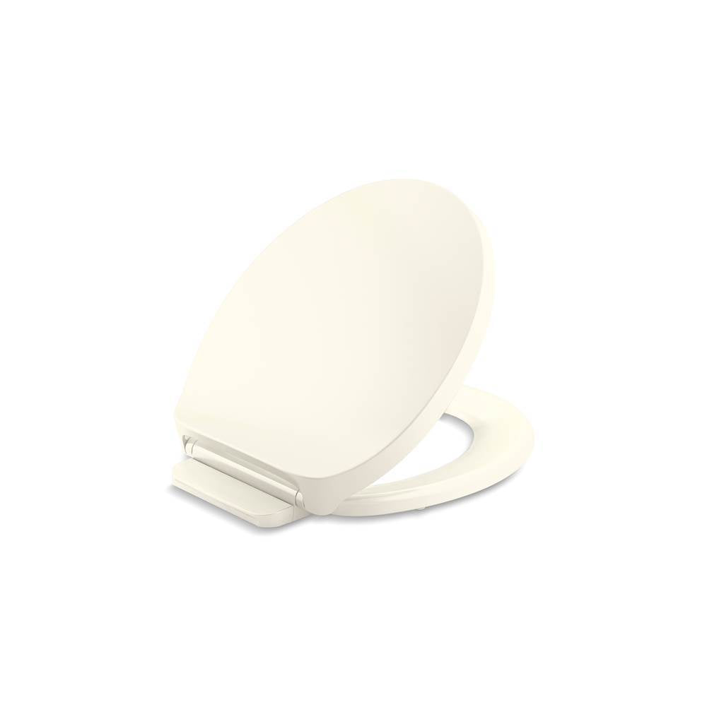 Kohler - DriftE ReadyLatch Quiet-CloseE round-front toilet seat - Biscuit