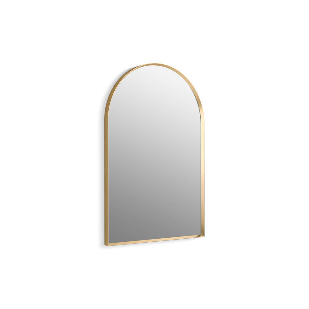 Kohler - Essential 24'' x 36'' arched framed mirror - Moderne Brushed Gold