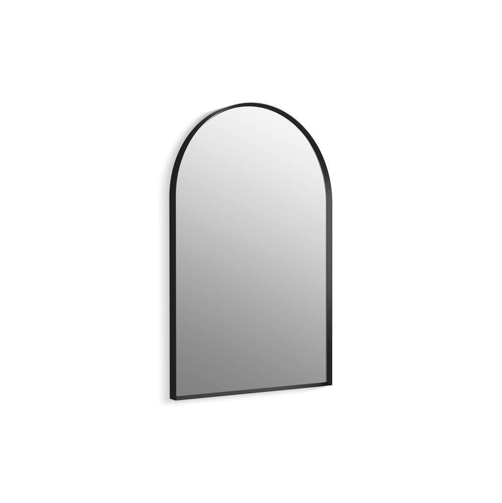Kohler - Essential 24'' x 36'' arched framed mirror - Matte Black