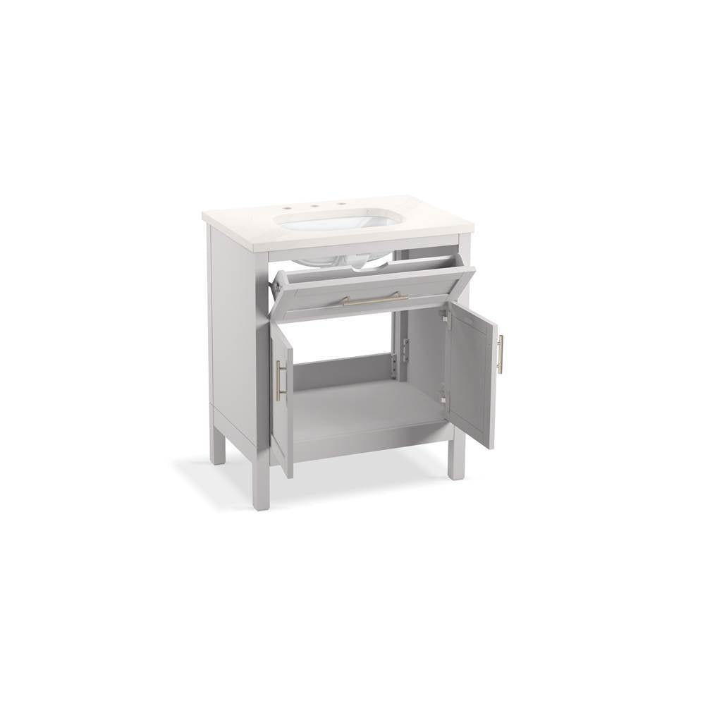 HadronE 30'' bathroom vanity cabinet with sink and quartz top