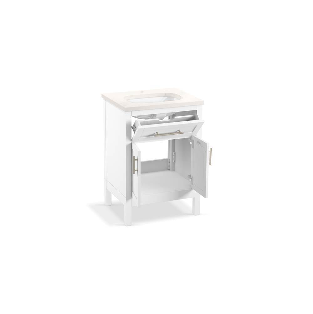HadronE 24'' bathroom vanity cabinet with sink and quartz top