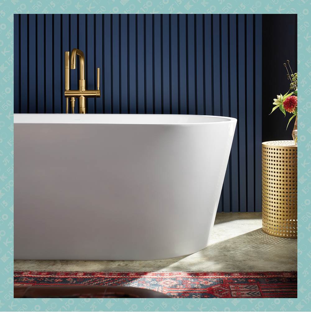 Evok 66'' x 30'' freestanding bath