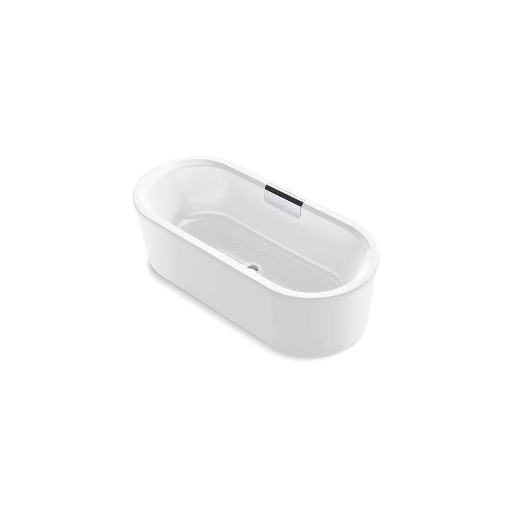 Kohler - VoluteE 63'' x 28-3/8'' freestanding bath with shroud - White