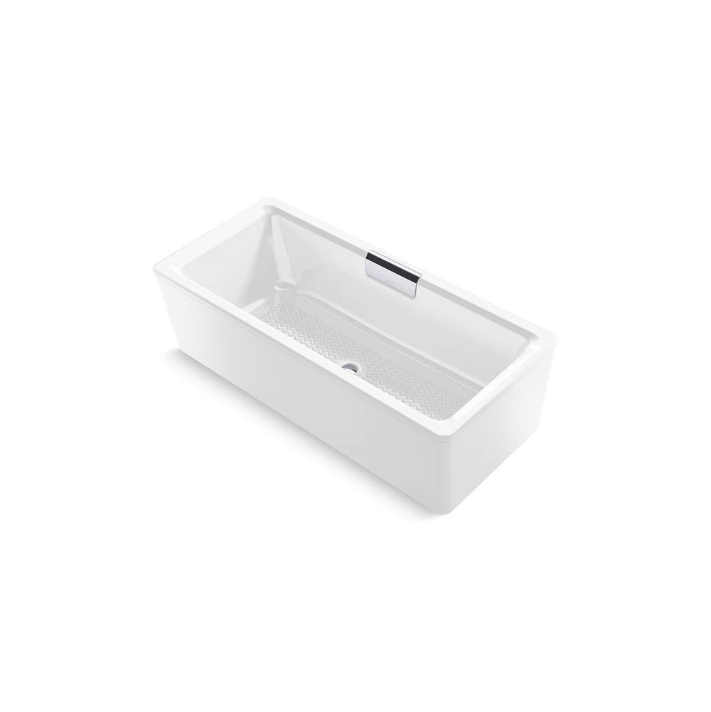 Kohler - VoluteE 63'' x 28-3/8'' freestanding bath with shroud - White