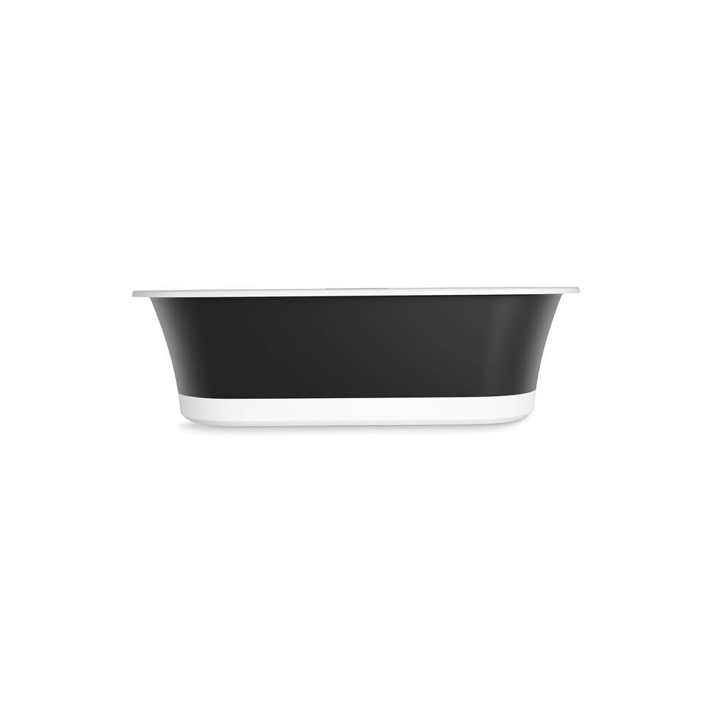 VoluteE 70-7/8'' x 30-3/8'' freestanding bath with base