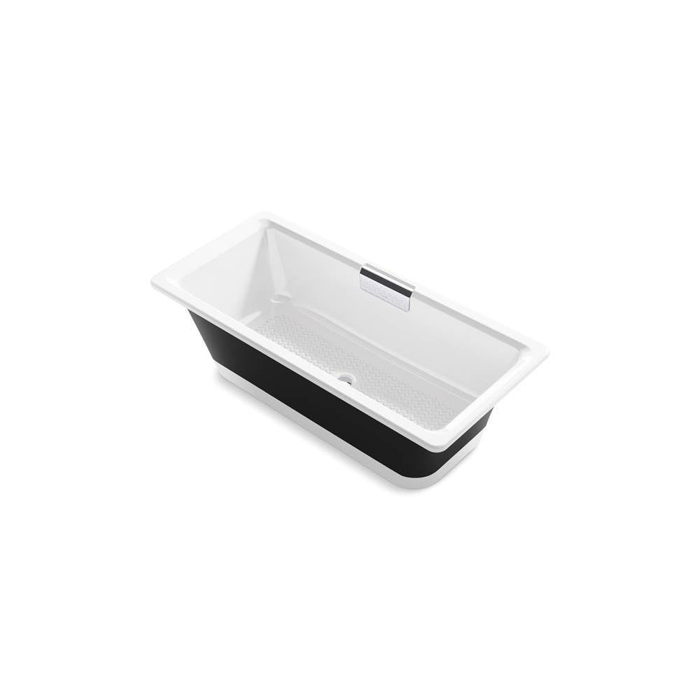 Kohler - VoluteE 63'' x 28-3/8'' freestanding bath with base - White