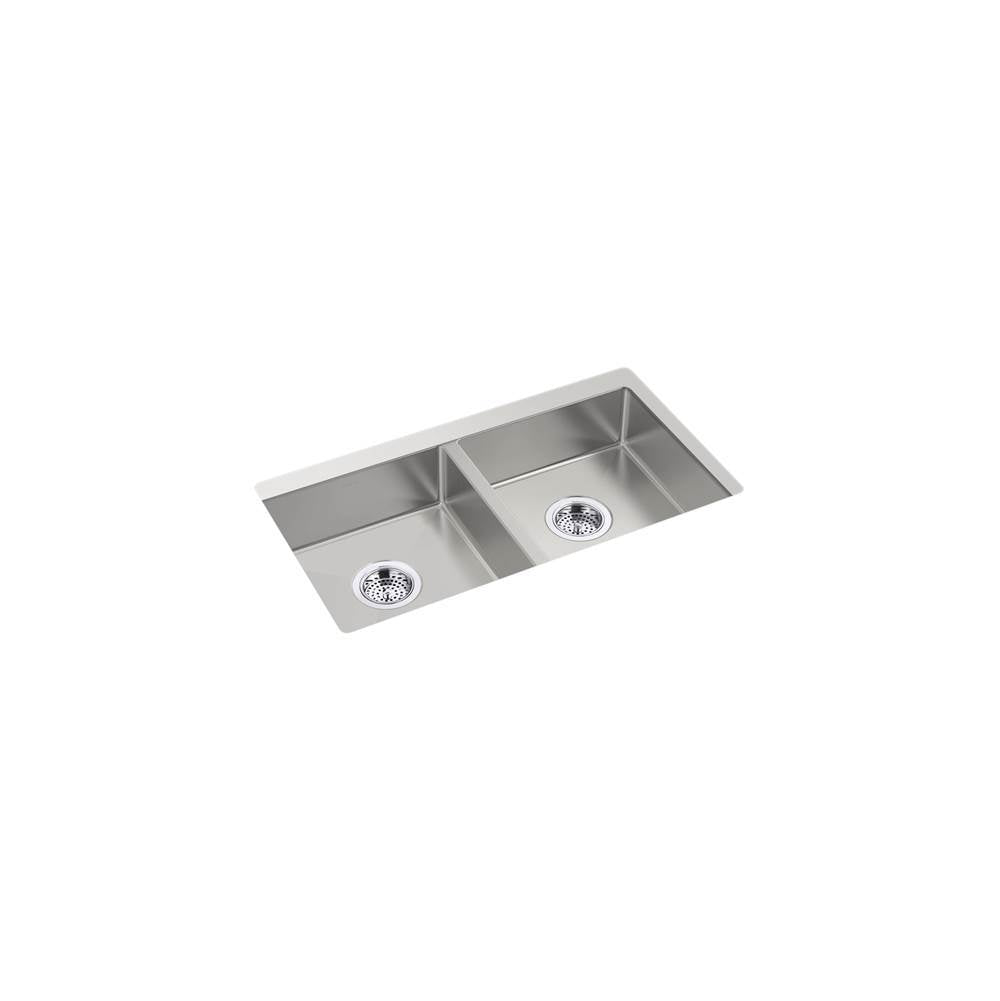 Strive 29-1/2'' undermount double-bowl kitchen sink