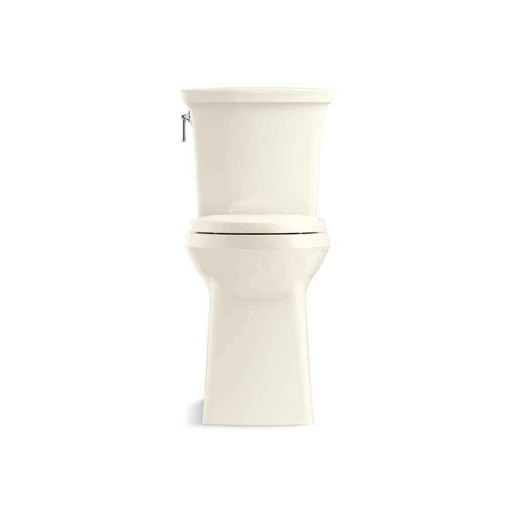 Corbelle Tall ContinuousClean two-piece elongated toilet with skirted trapway, 1.28 gpf