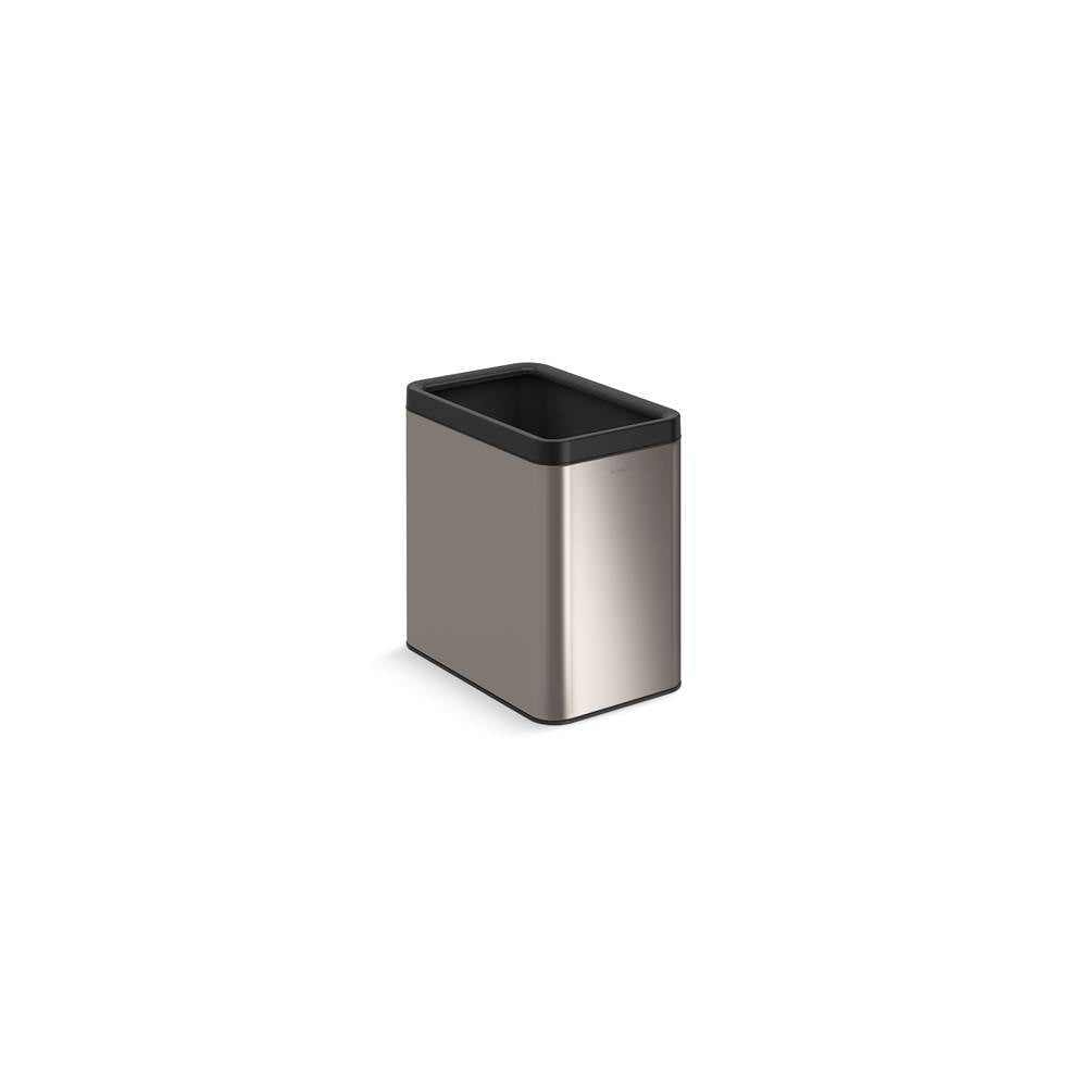 Kohler - 25-liter open-top trash can - Stainless Steel