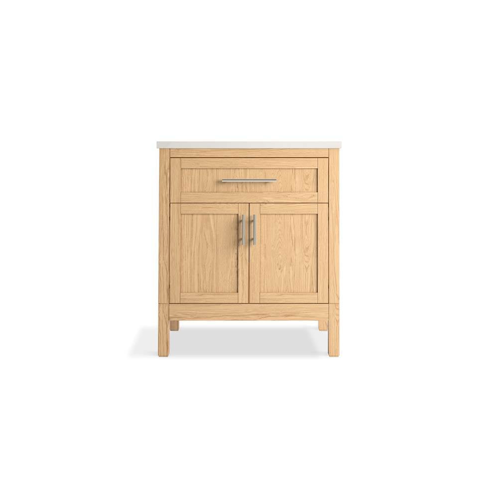 HadronE 30'' bathroom vanity cabinet with sink and quartz top