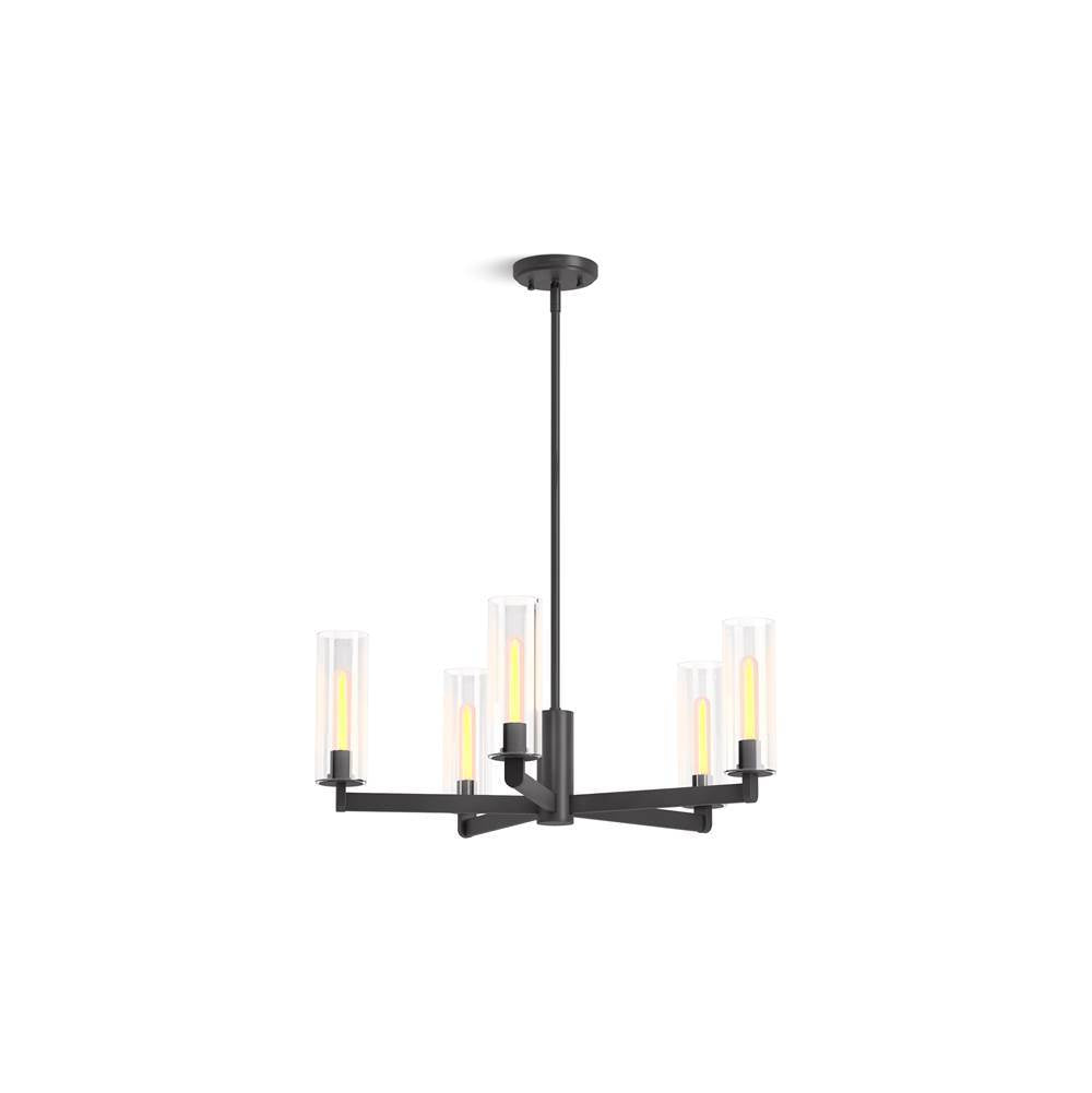 Kohler - Crue 26'' chandelier - Matte Black
