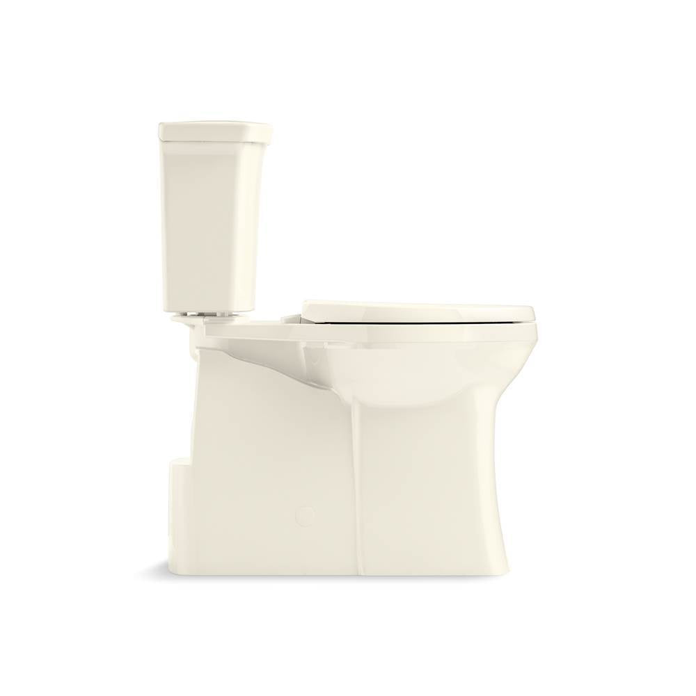 Corbelle Tall two-piece elongated toilet with skirted trapway, 1.28 gpf