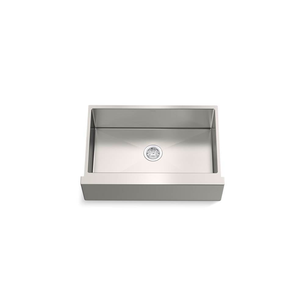 Kohler - Strive 33-1/2'' undermount single-bowl farmhouse kitchen sink - Stainless Steel