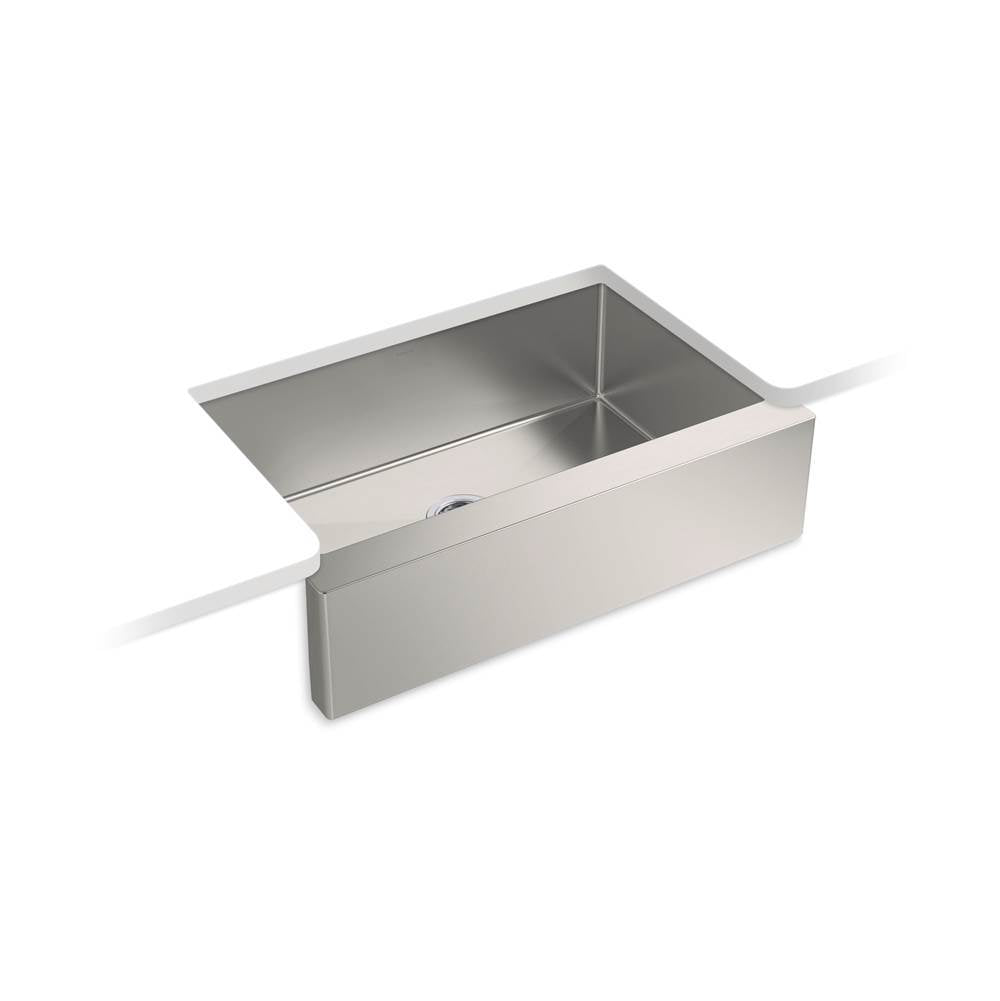 Strive 33-1/2'' undermount single-bowl farmhouse kitchen sink