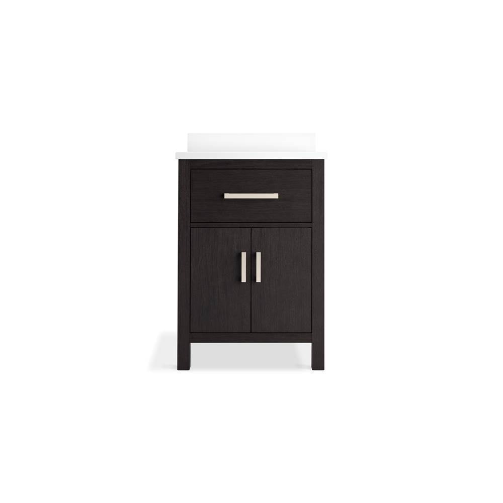 Kresla 24'' bathroom vanity cabinet with sink and quartz top