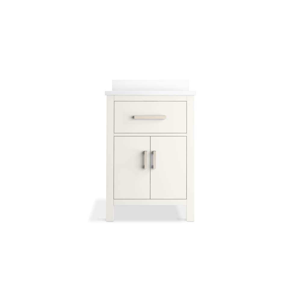 Kresla 24'' bathroom vanity cabinet with sink and quartz top