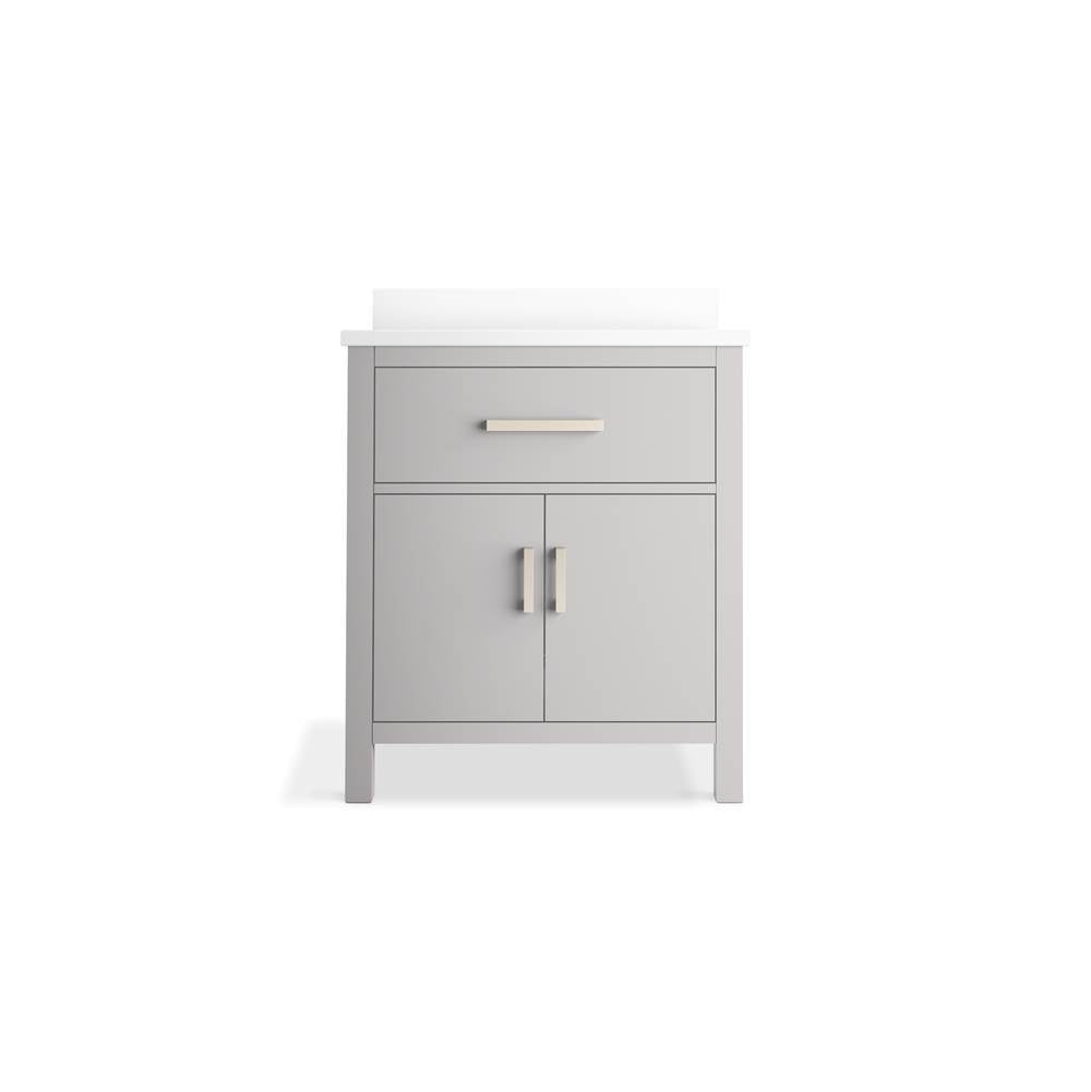 Kresla 30'' bathroom vanity cabinet with sink and quartz top