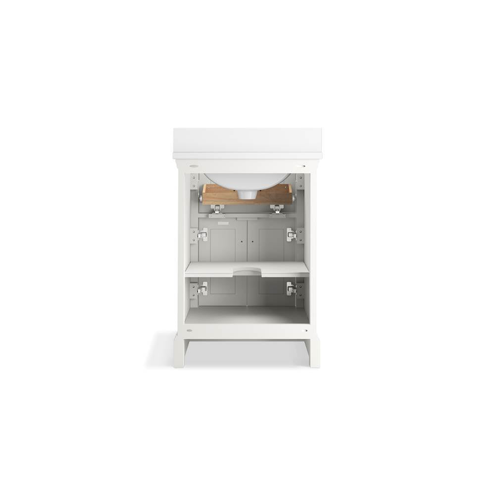 CharlemontE 24'' bathroom vanity cabinet with sink and quartz top