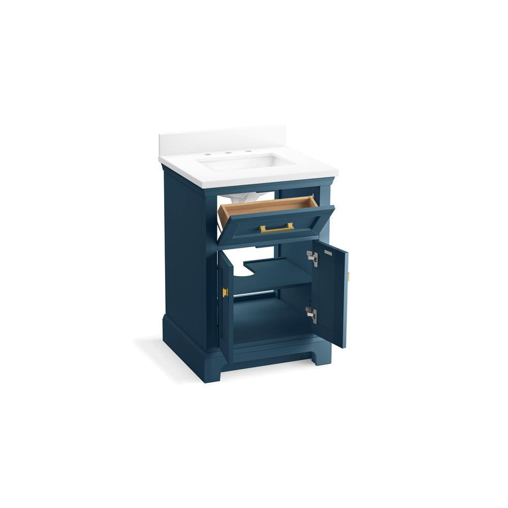 CharlemontE 24'' bathroom vanity cabinet with sink and quartz top