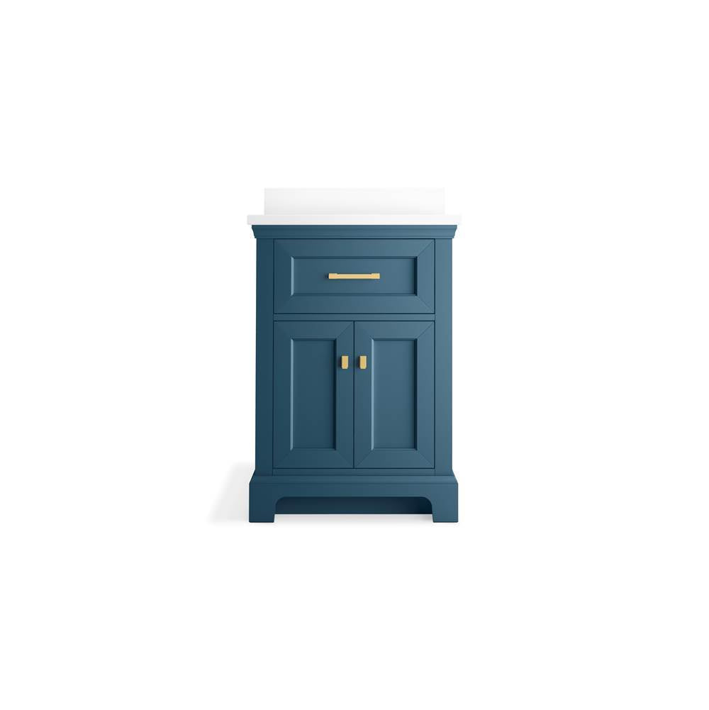 CharlemontE 24'' bathroom vanity cabinet with sink and quartz top