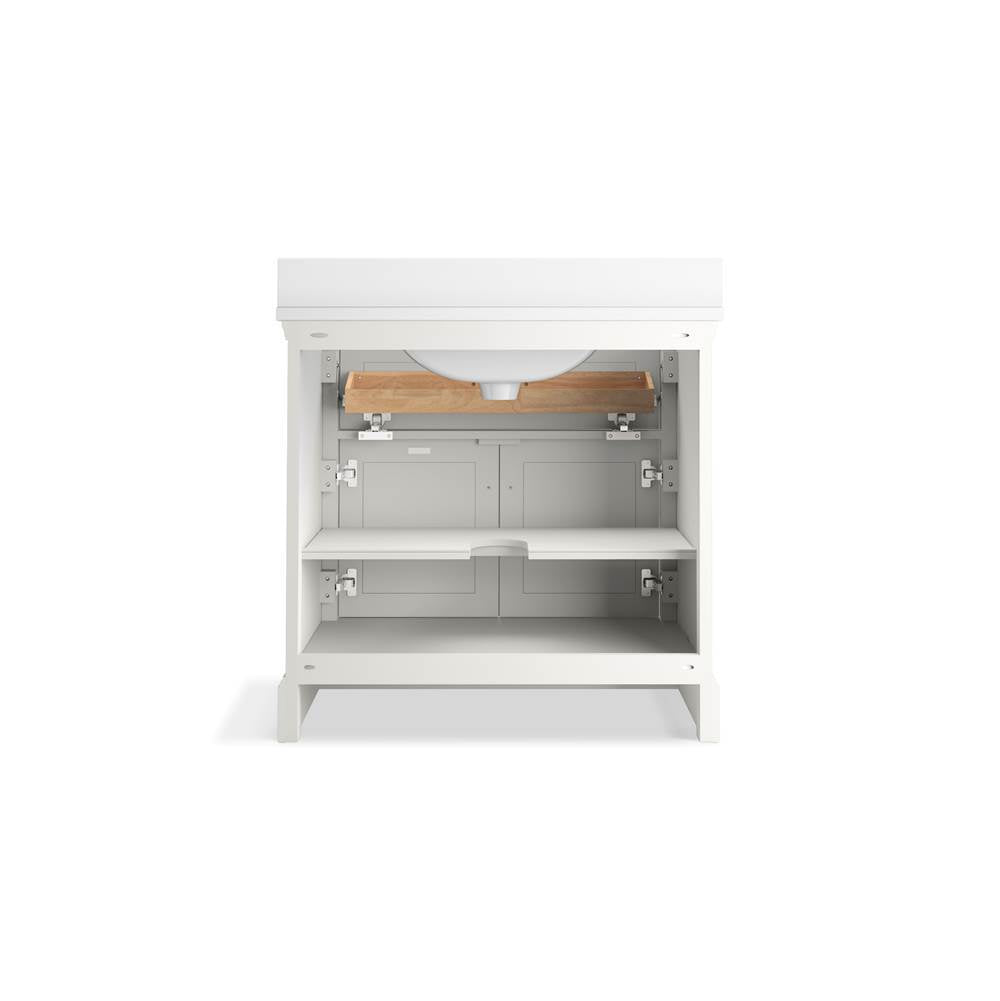 CharlemontE 36'' bathroom vanity cabinet with sink and quartz top