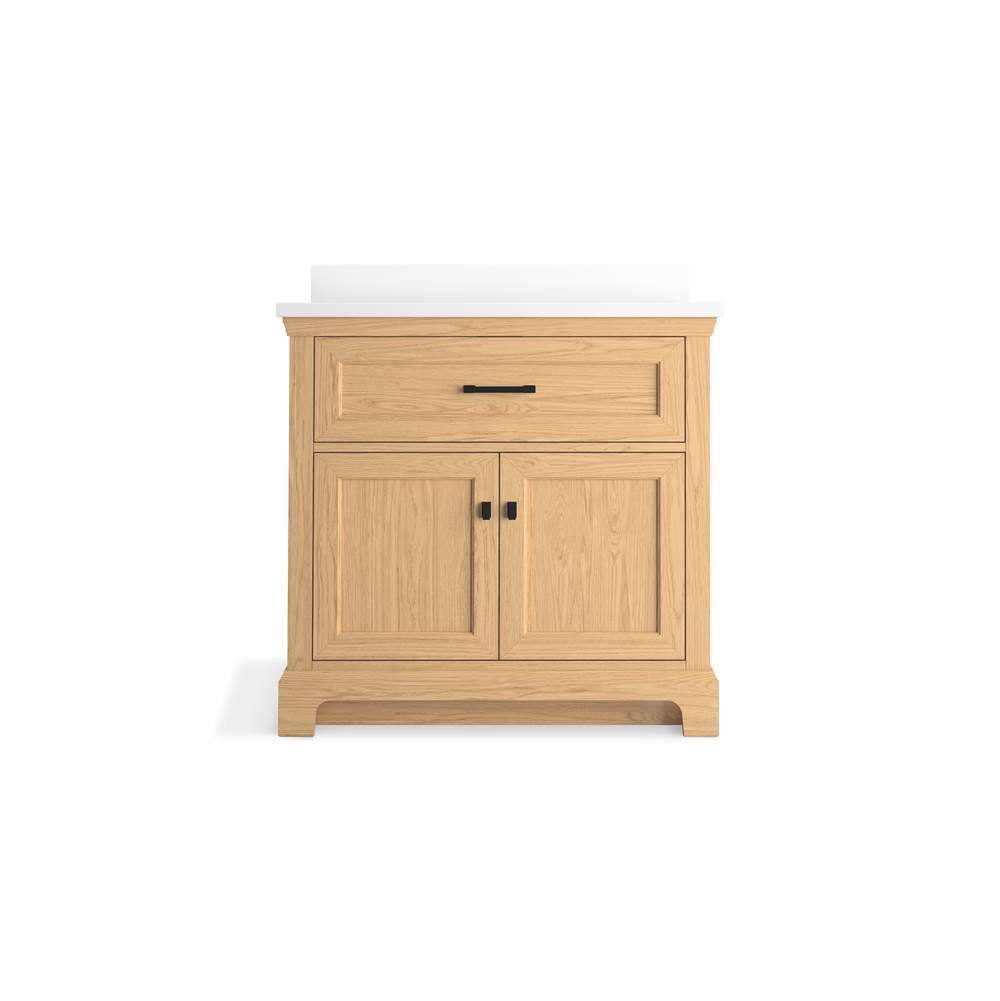 CharlemontE 36'' bathroom vanity cabinet with sink and quartz top