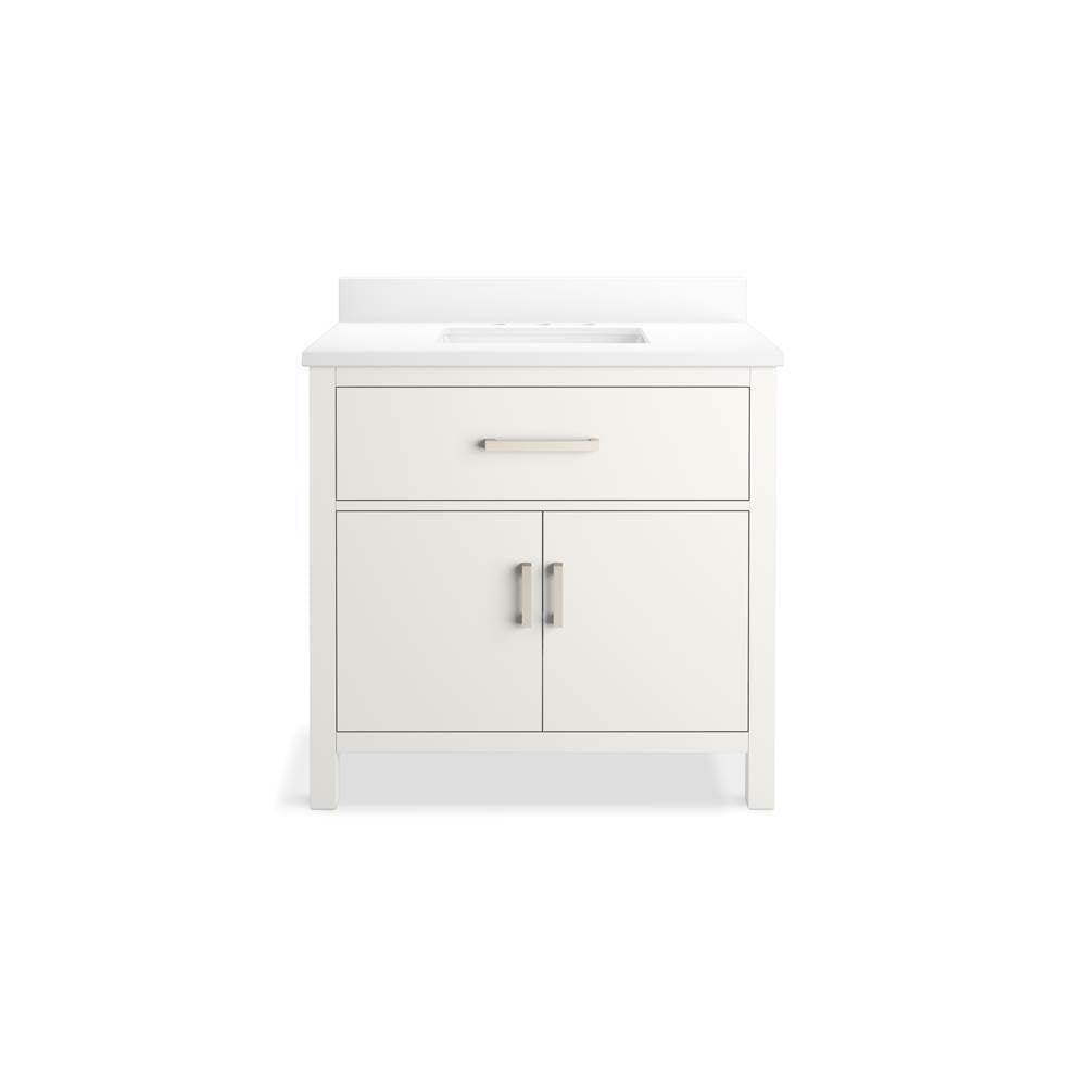 Kresla 36'' bathroom vanity cabinet with sink and quartz top