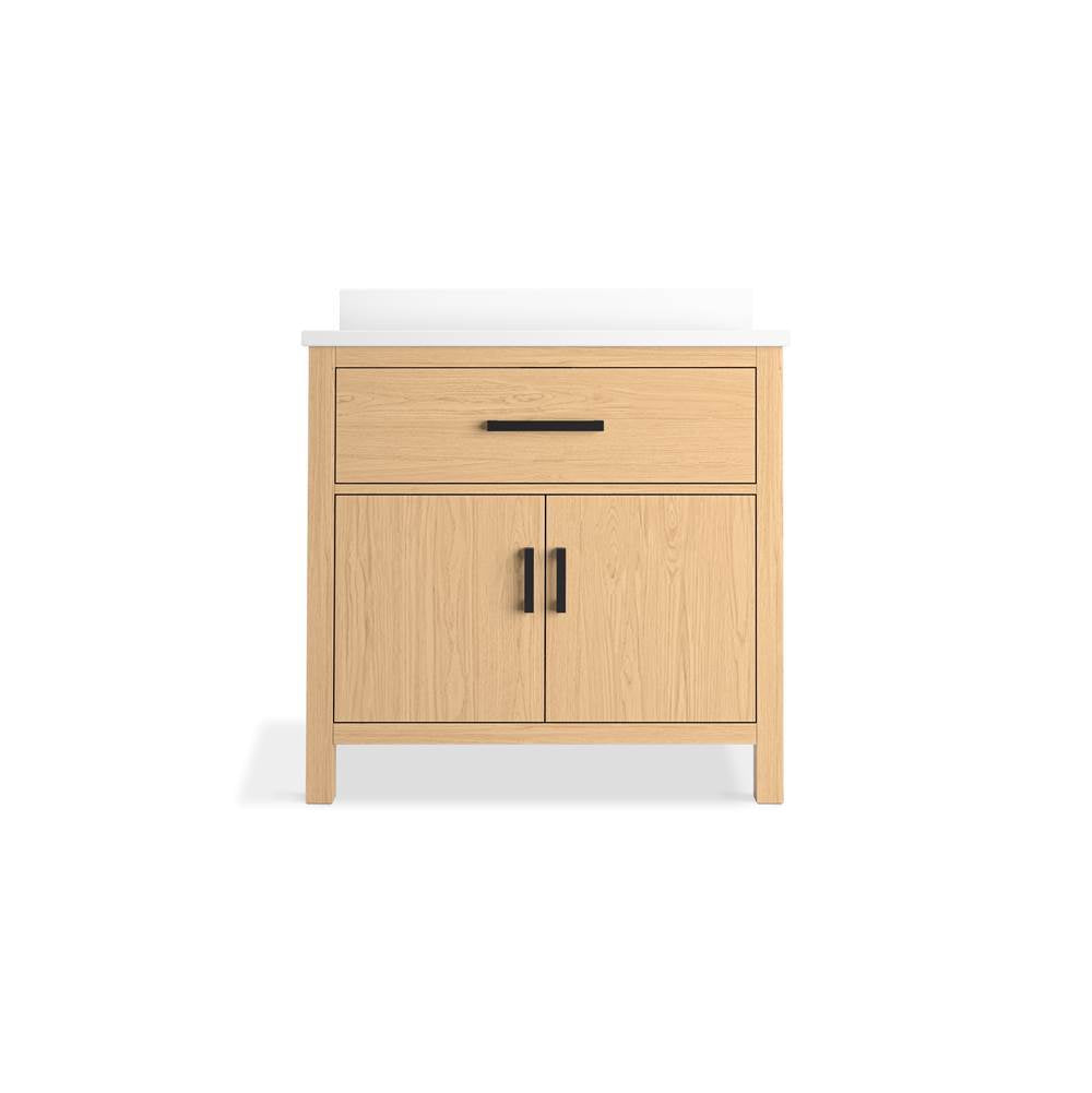 Kresla 36'' bathroom vanity cabinet with sink and quartz top