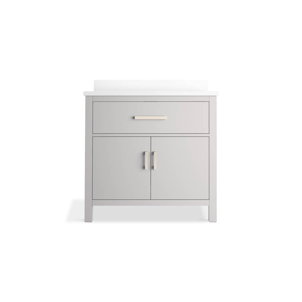 Kresla 36'' bathroom vanity cabinet with sink and quartz top