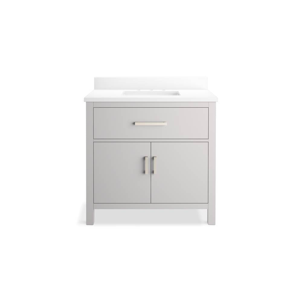 Kresla 36'' bathroom vanity cabinet with sink and quartz top