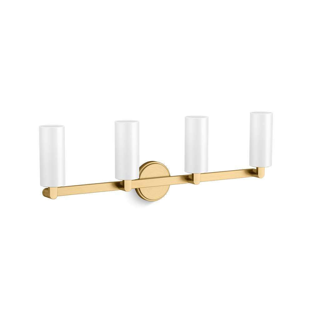 Kohler - Crue Four-light sconce - Brushed Moderne Brass