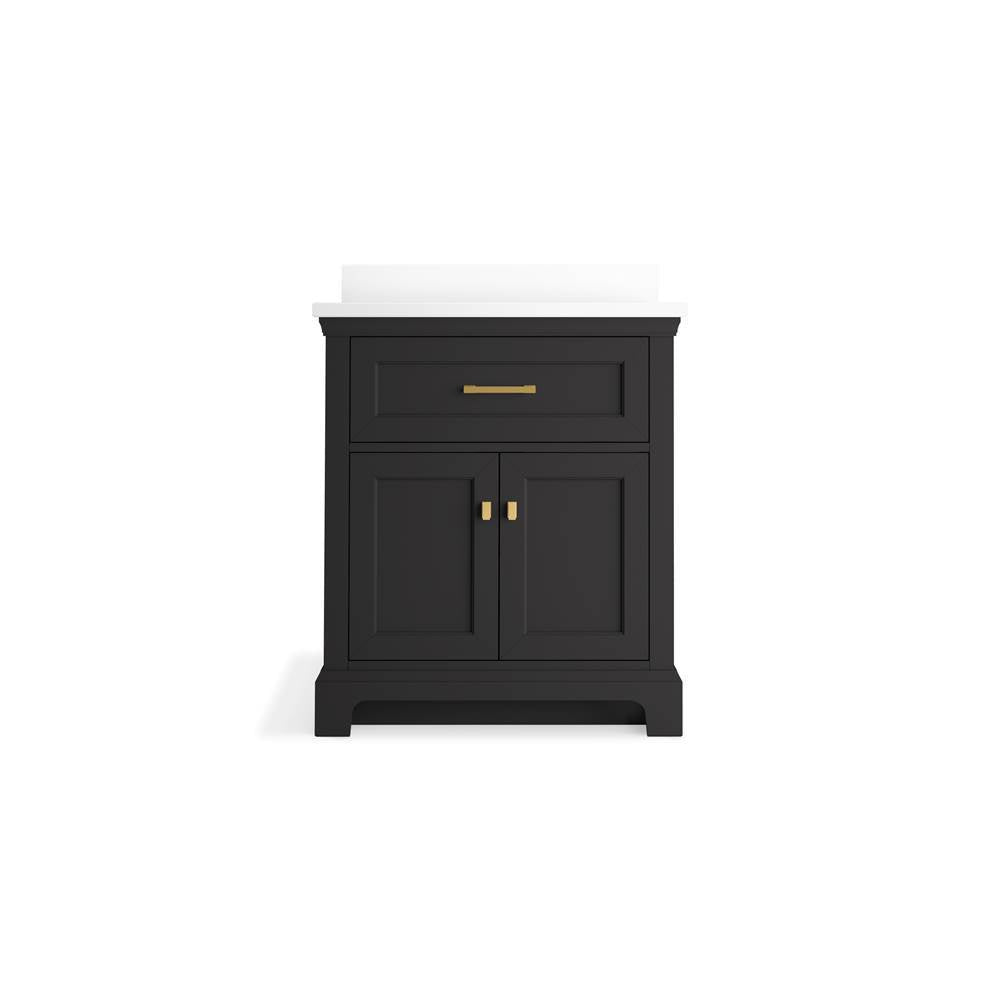 CharlemontE 30'' bathroom vanity cabinet with sink and quartz top