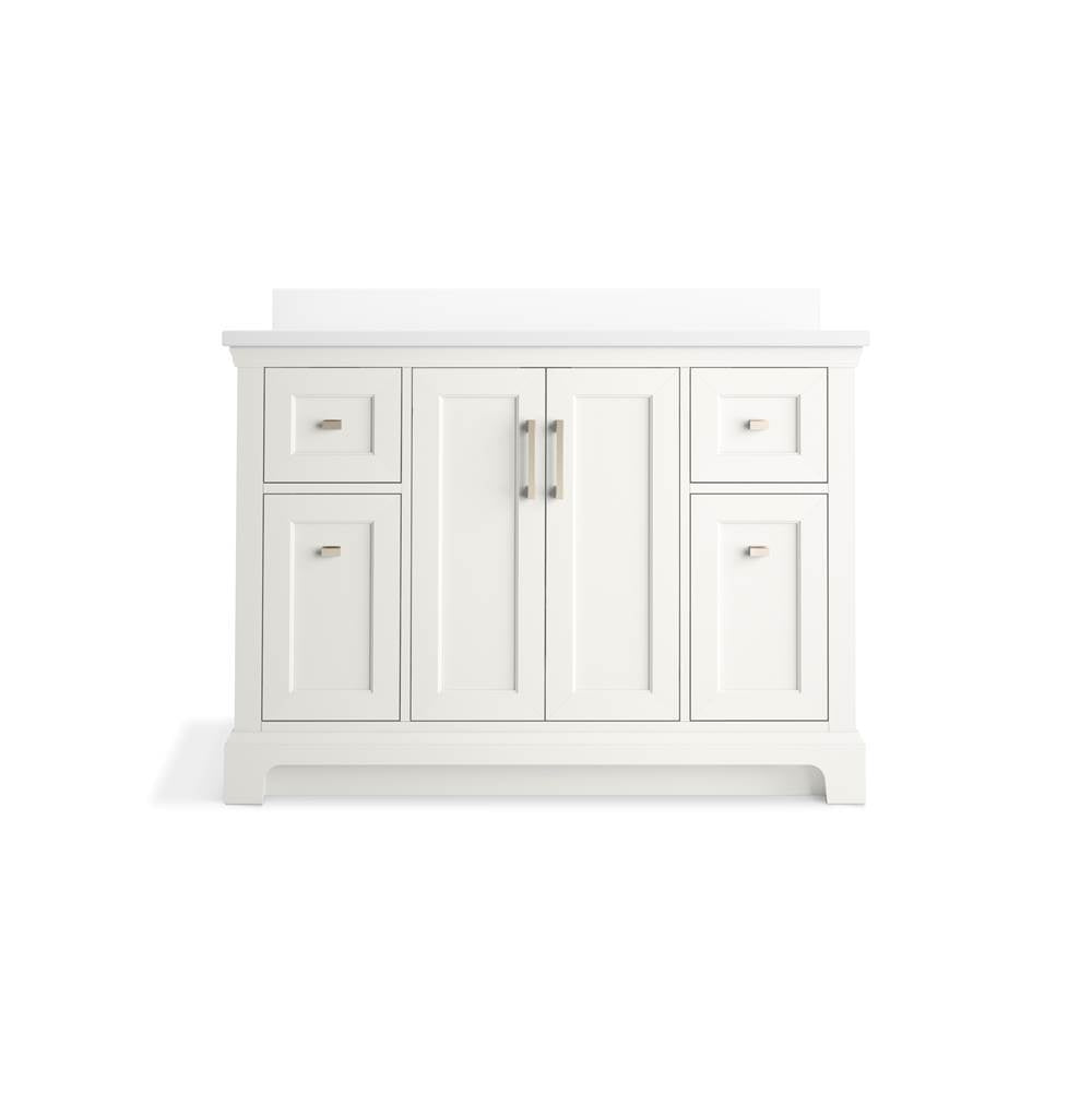 CharlemontE 48'' bathroom vanity cabinet with sink and quartz top