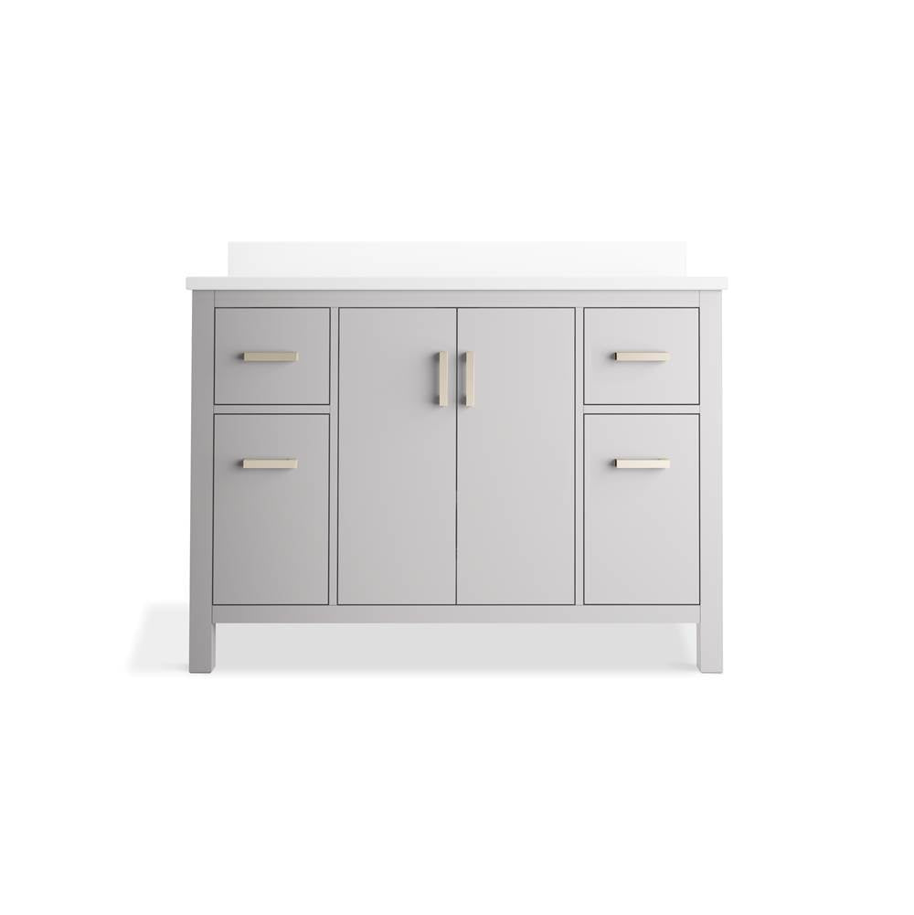 Kresla 48'' bathroom vanity cabinet with sink and quartz top