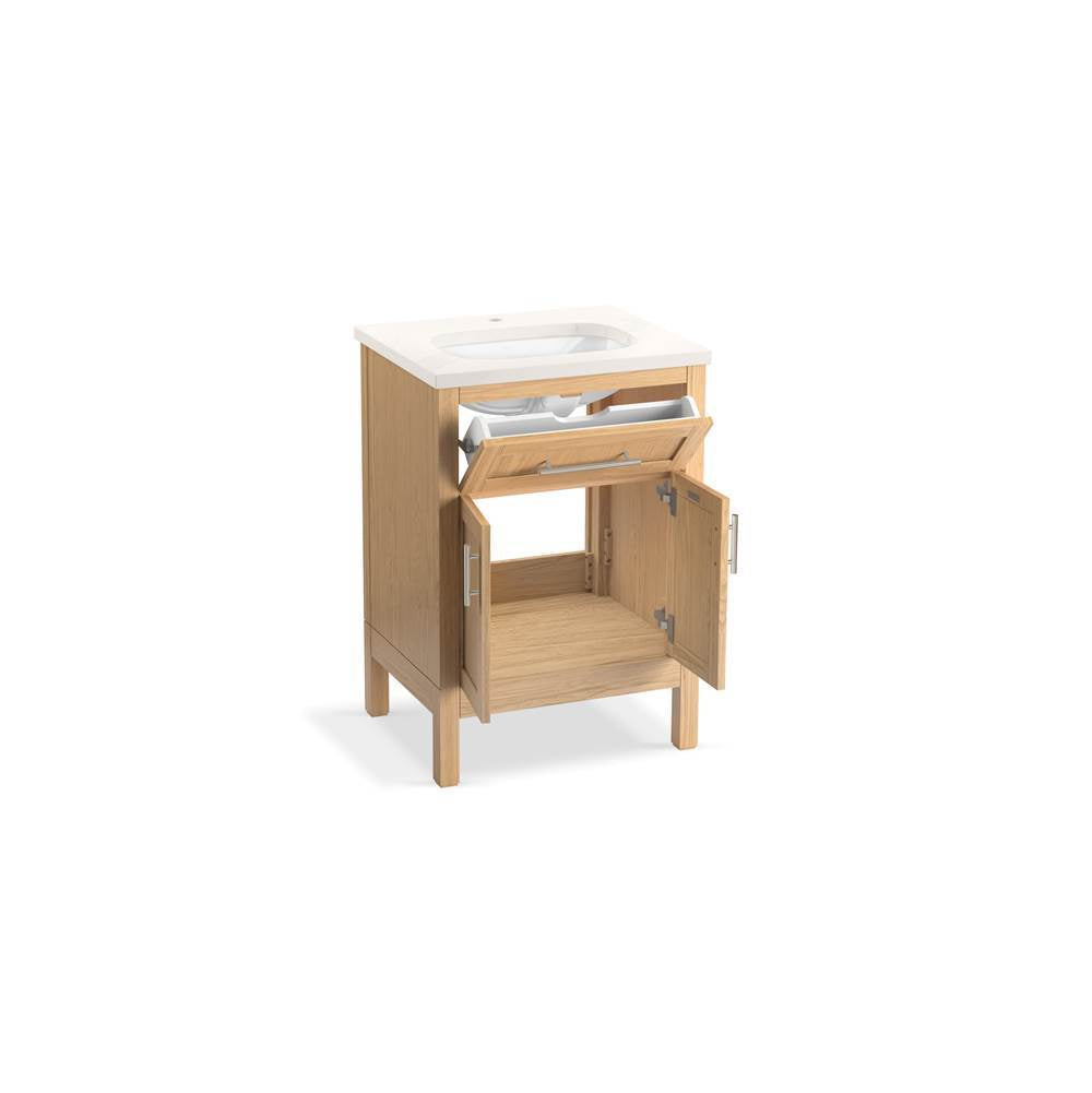 HadronE 24'' bathroom vanity cabinet with sink and quartz top