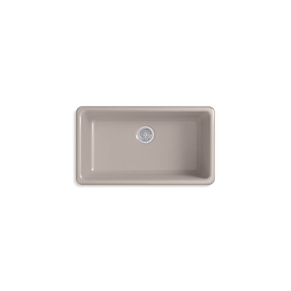 Iron/Tones 33'' top-/undermount single-bowl kitchen sink