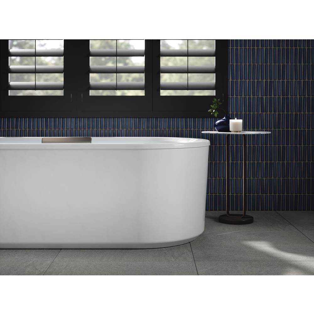 VoluteE 70-7/8'' x 30-3/8'' freestanding bath with shroud