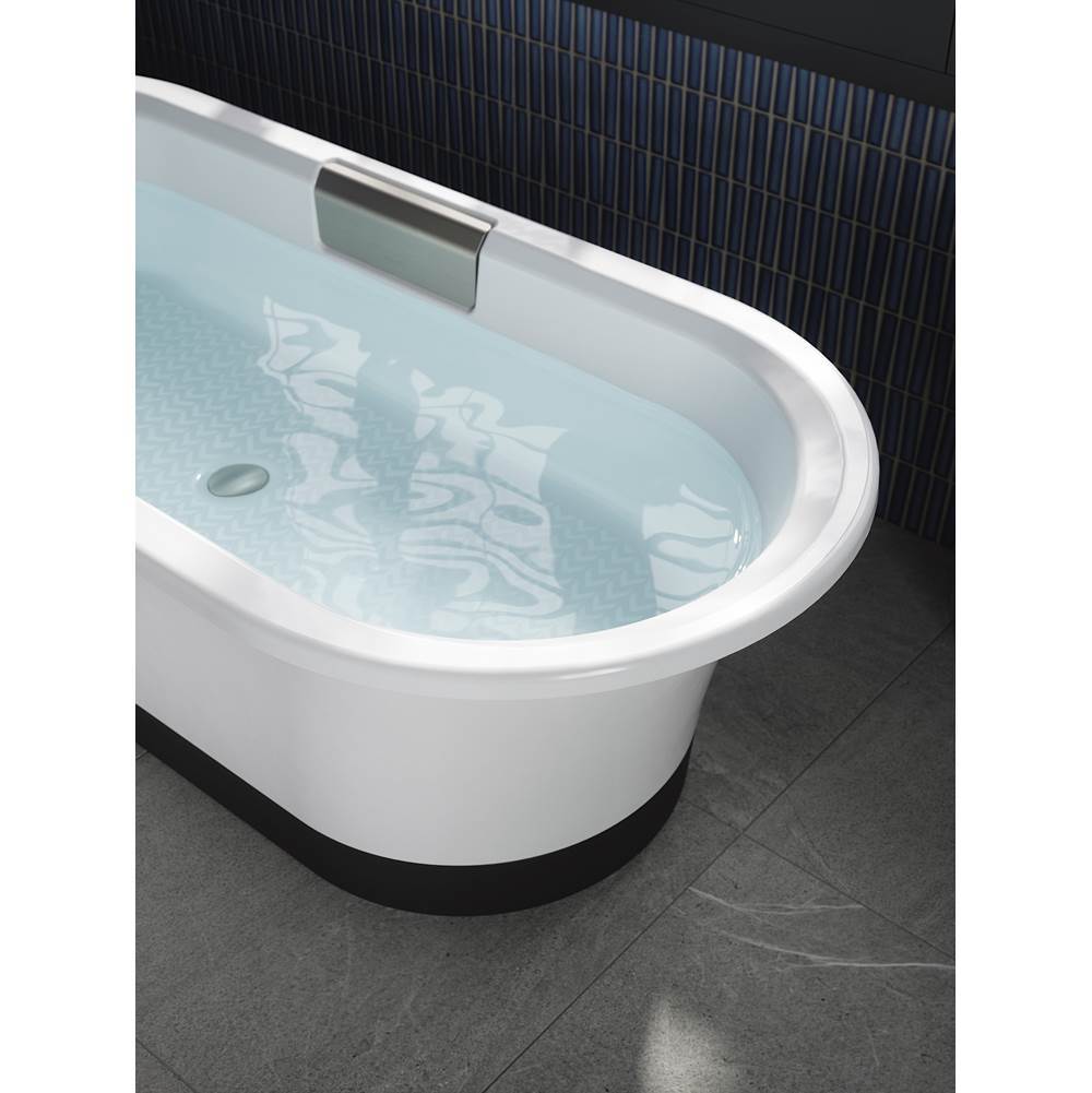 VoluteE 70-7/8'' x 30-3/8'' freestanding bath with base