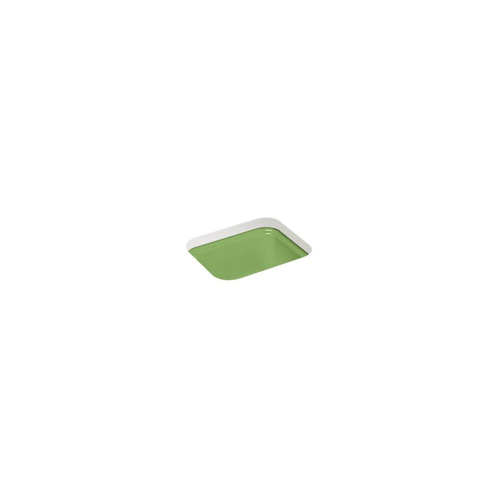 Kohler - NorthlandE 15'' undermount single-bowl bar sink - Fresh Green