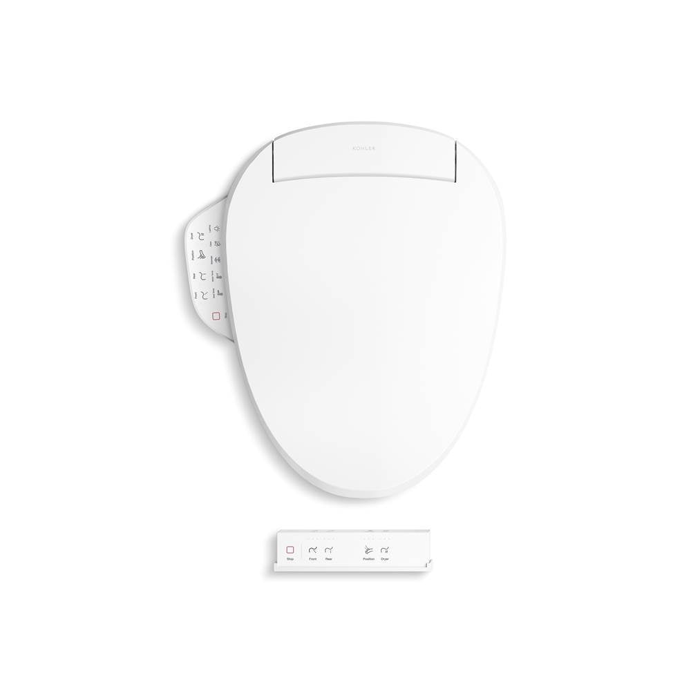 Kohler - PureWash E725 Elongated bidet toilet seat with remote control - White