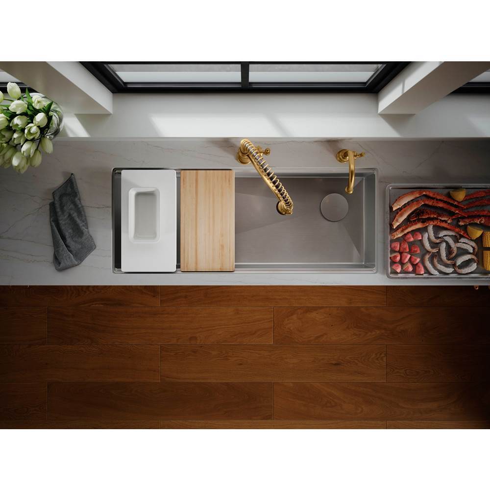 Three-piece workstation prep bowl set