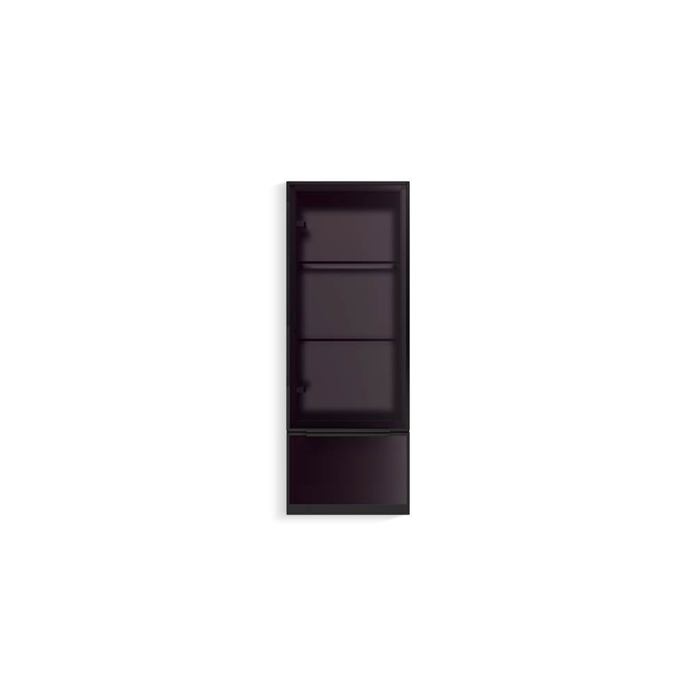 CollageE 12'' x 32'' framed medicine cabinet, left-hinged