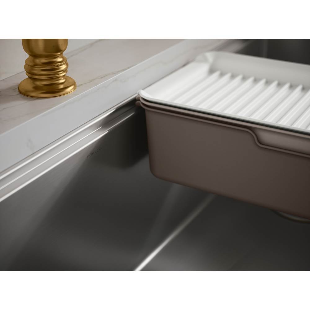 Strive 44'' undermount single-bowl workstation kitchen sink