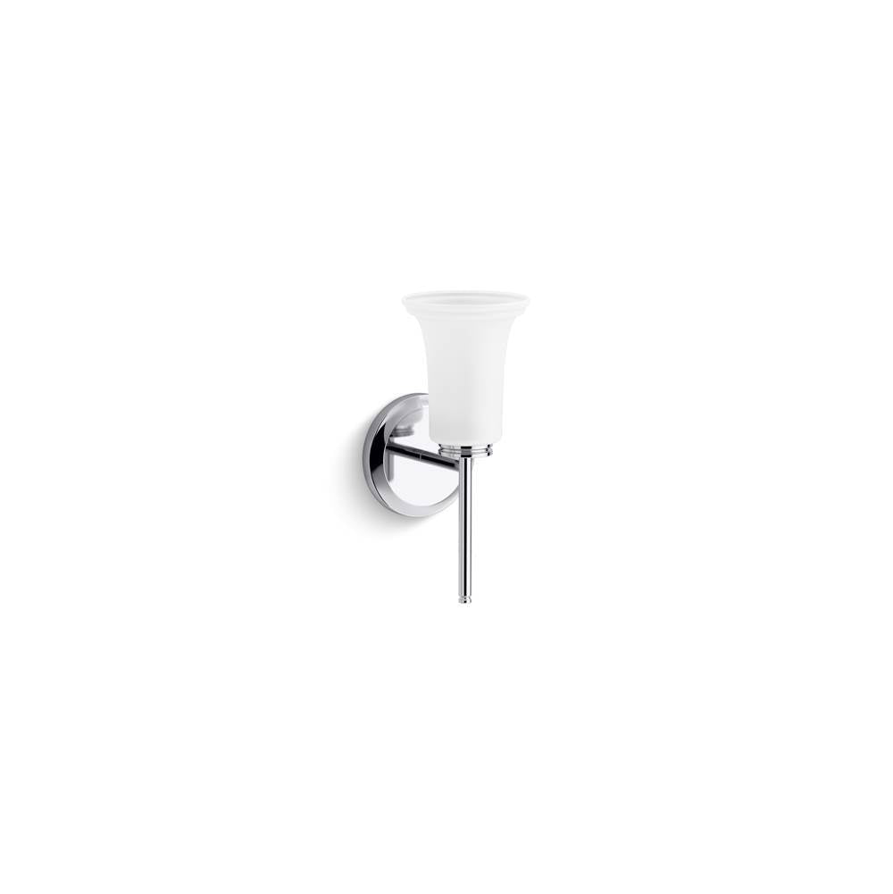 Kohler - Bellera One-light sconce with frosted shade - Polished Chrome