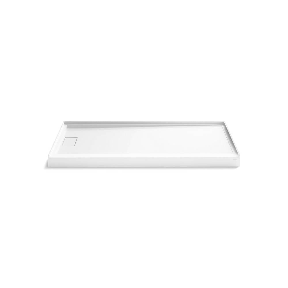 Kohler - Stoneridge 72'' X 34'' Alcove Shower Base Left Drain - Honed White
